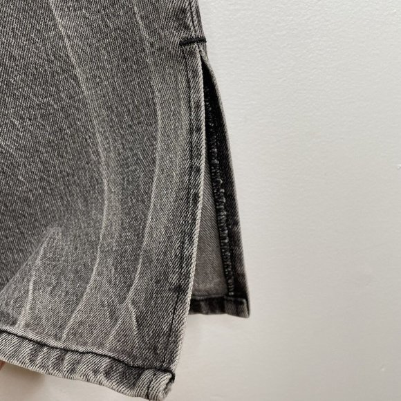 GOOD AMERICAN Good Boy Straight Jean Black 6 NWT High Waist Button Fly Curvy - Picture 6 of 11